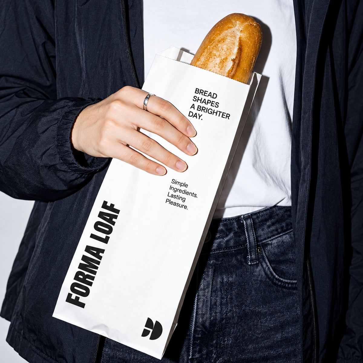 Custom Window Baguette Bread Bags