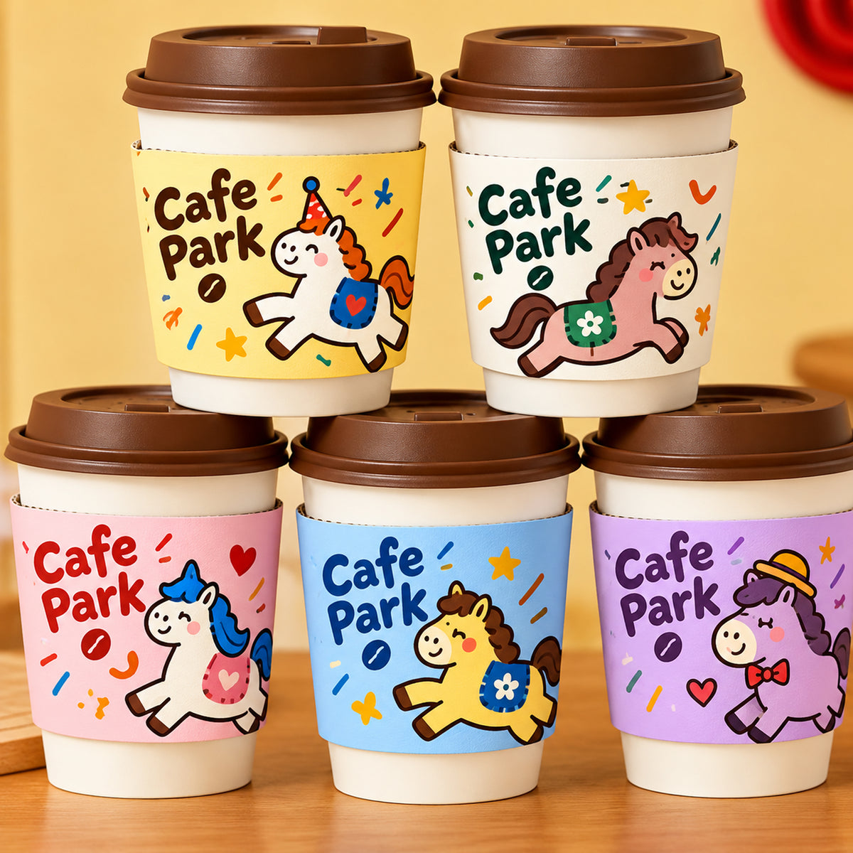 Custom Printed Corrugated Cup Sleeves