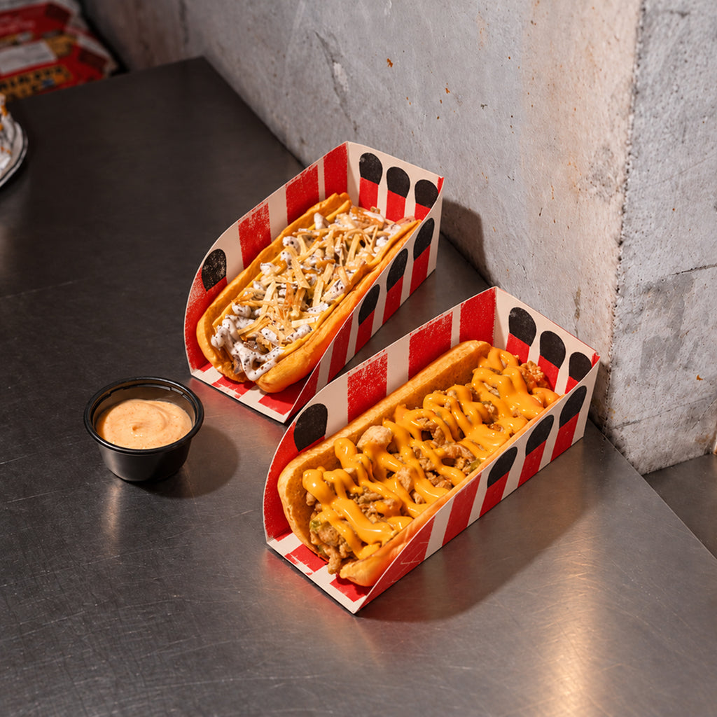 Custom Printed Drawer-Style Hot Dog Boxes