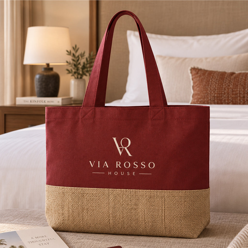 Custom Large Shopper Jute Bags