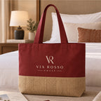 Custom Large Shopper Jute Bags