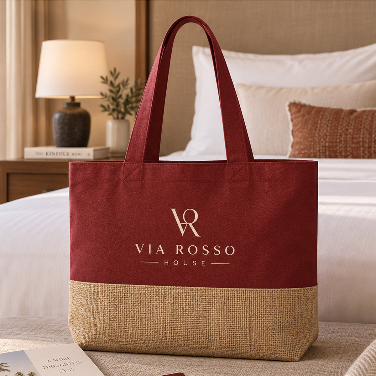 Custom Large Shopper Jute Bags