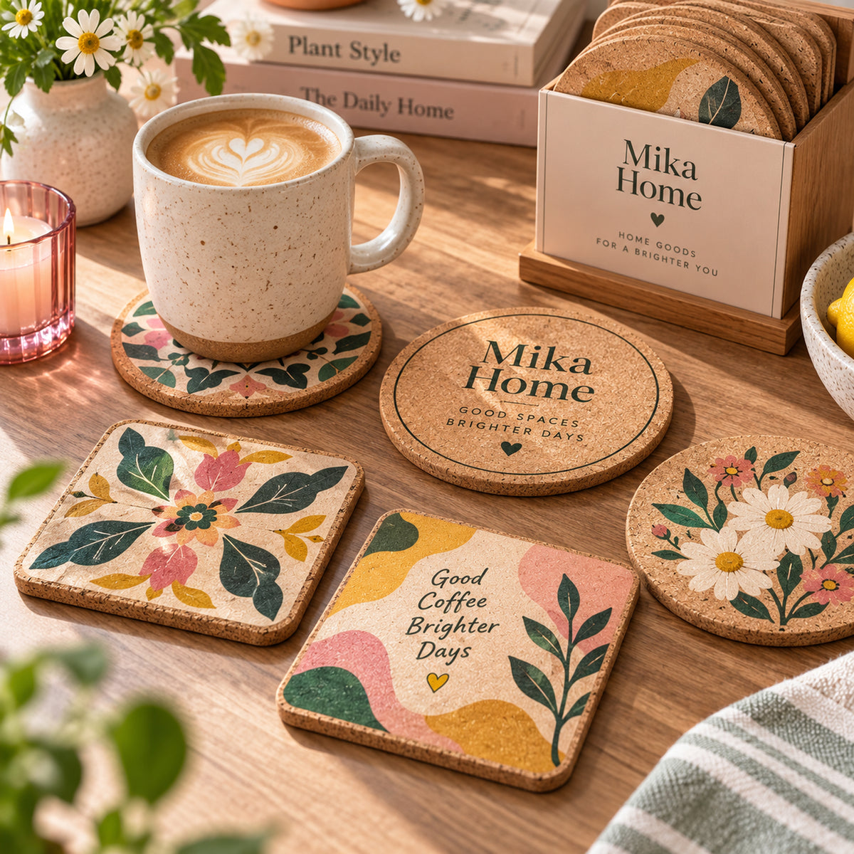 Custom Cork Coasters