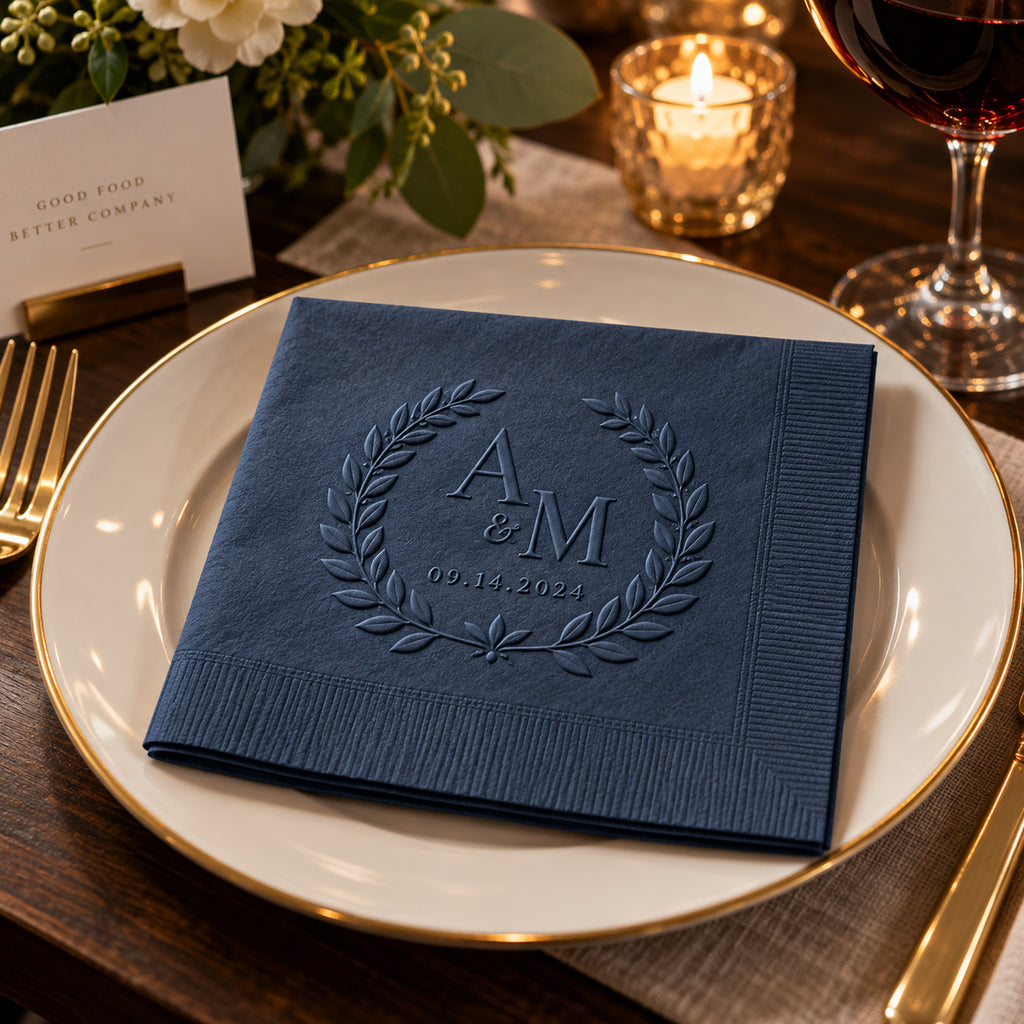 Custom Embossed Napkins