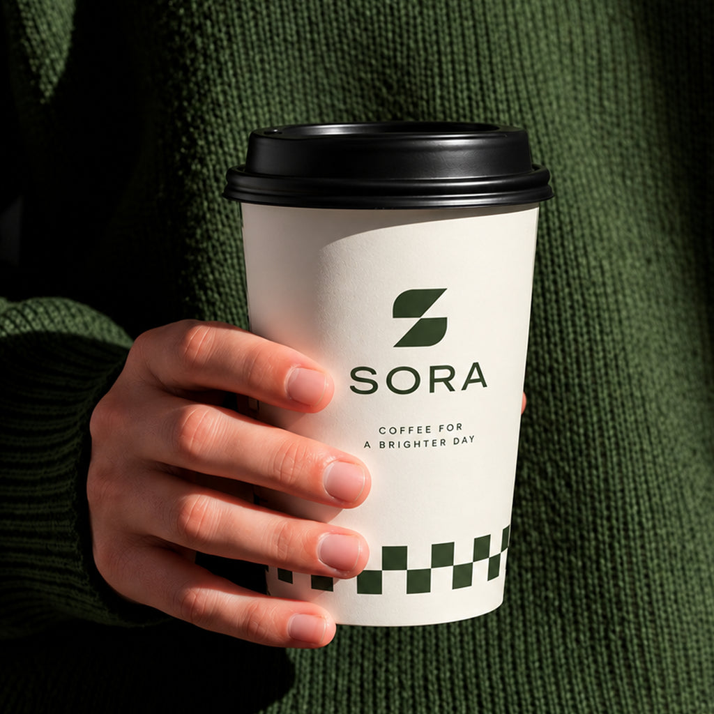 Custom Single Wall Coffee Cups