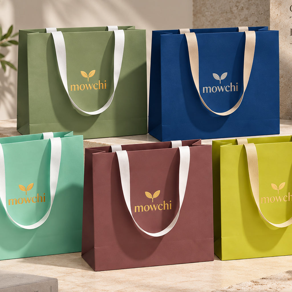 Custom Foil Stamped Paper Gift Bags