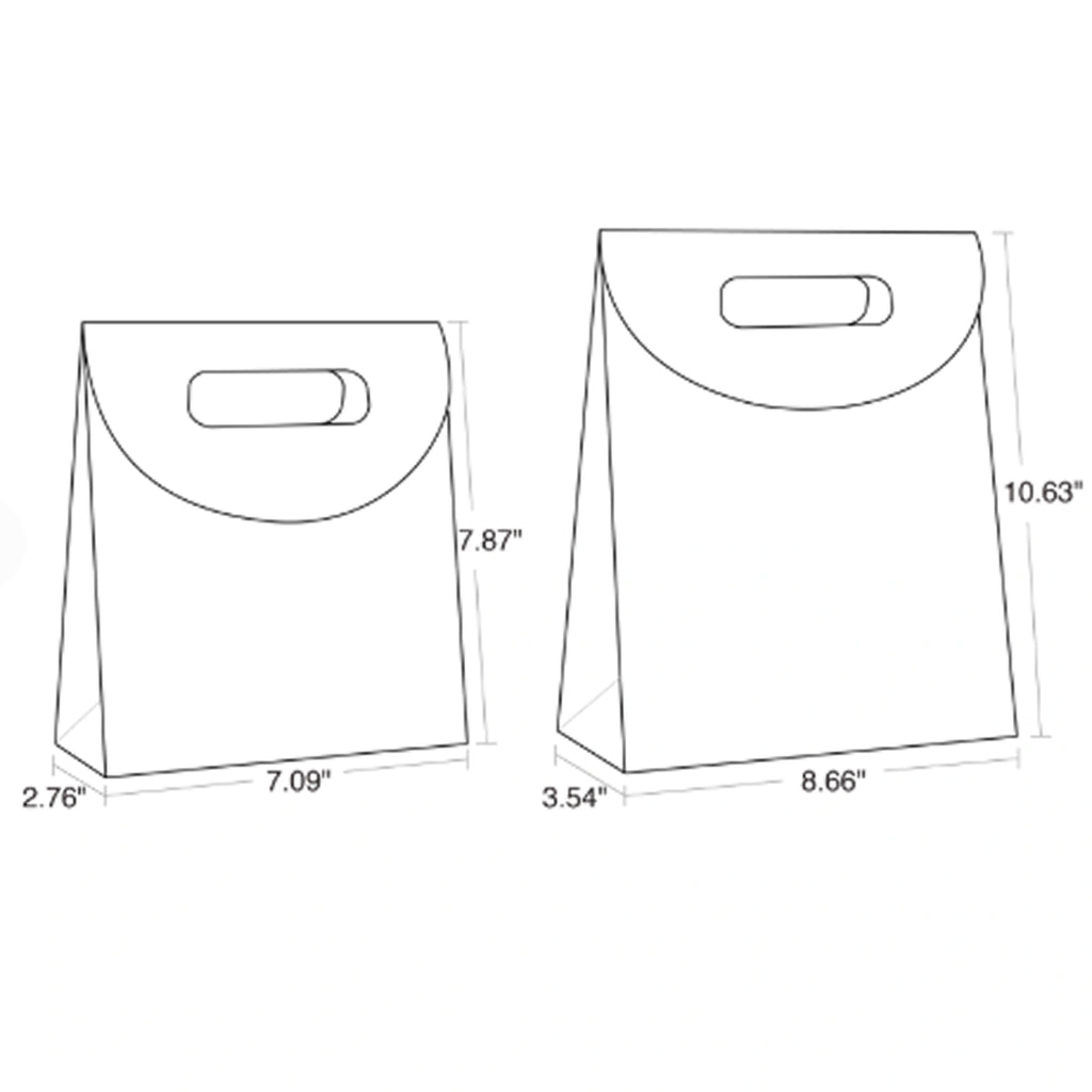 Custom Fold-Top Paper Gift Bags
