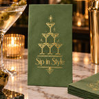 Custom Foil Stamped Napkins