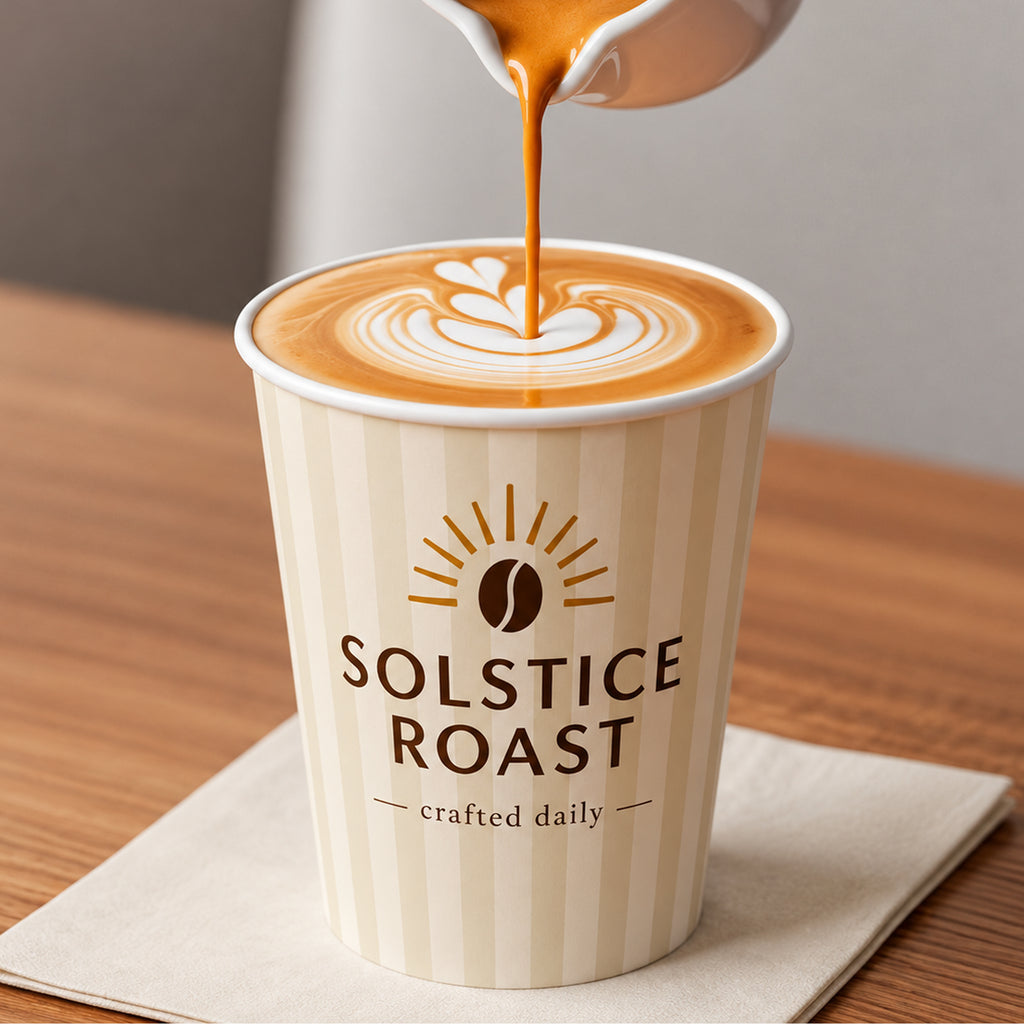 Custom Single Wall Coffee Cups