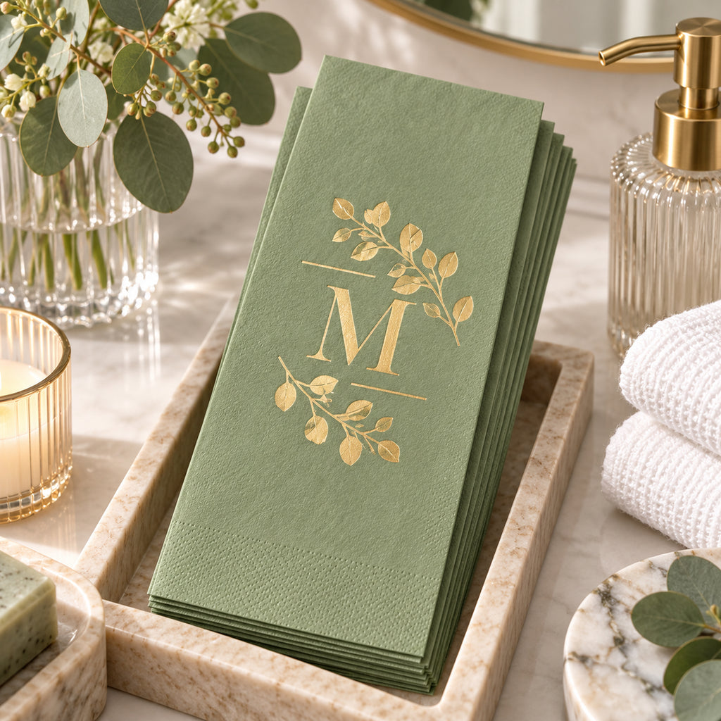 Custom Foil Stamped Napkins