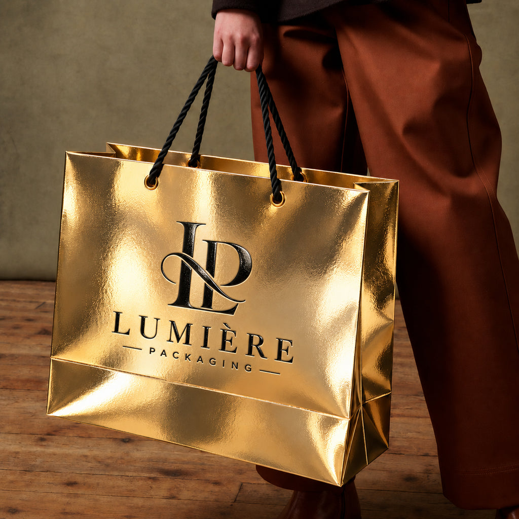 Custom Metal Foil Shopping Bags