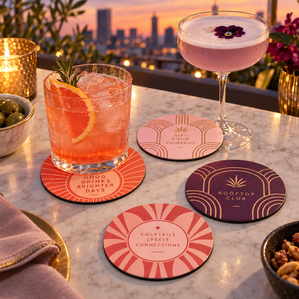 Custom Vinyl Coasters