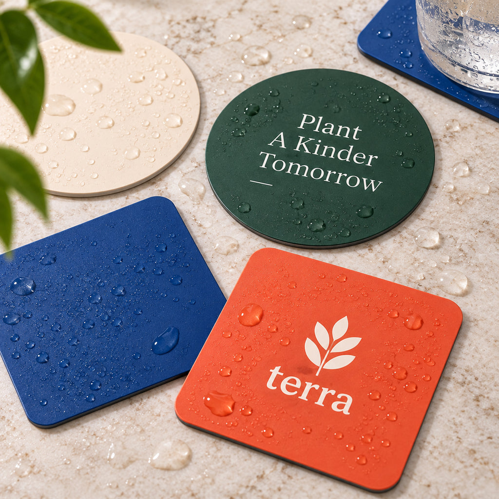 Custom Vinyl Coasters