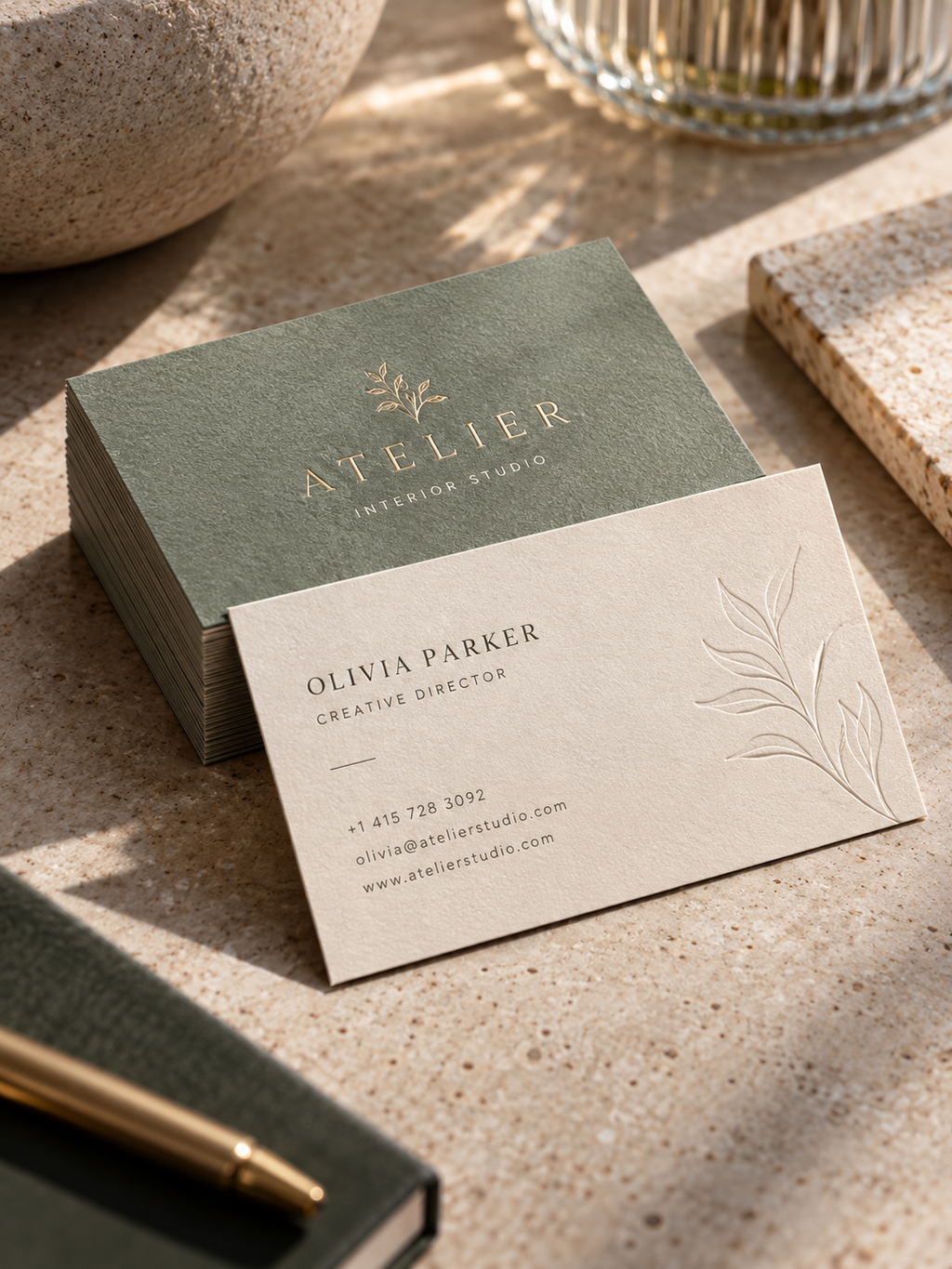 Rectangular Shaped Business Cards