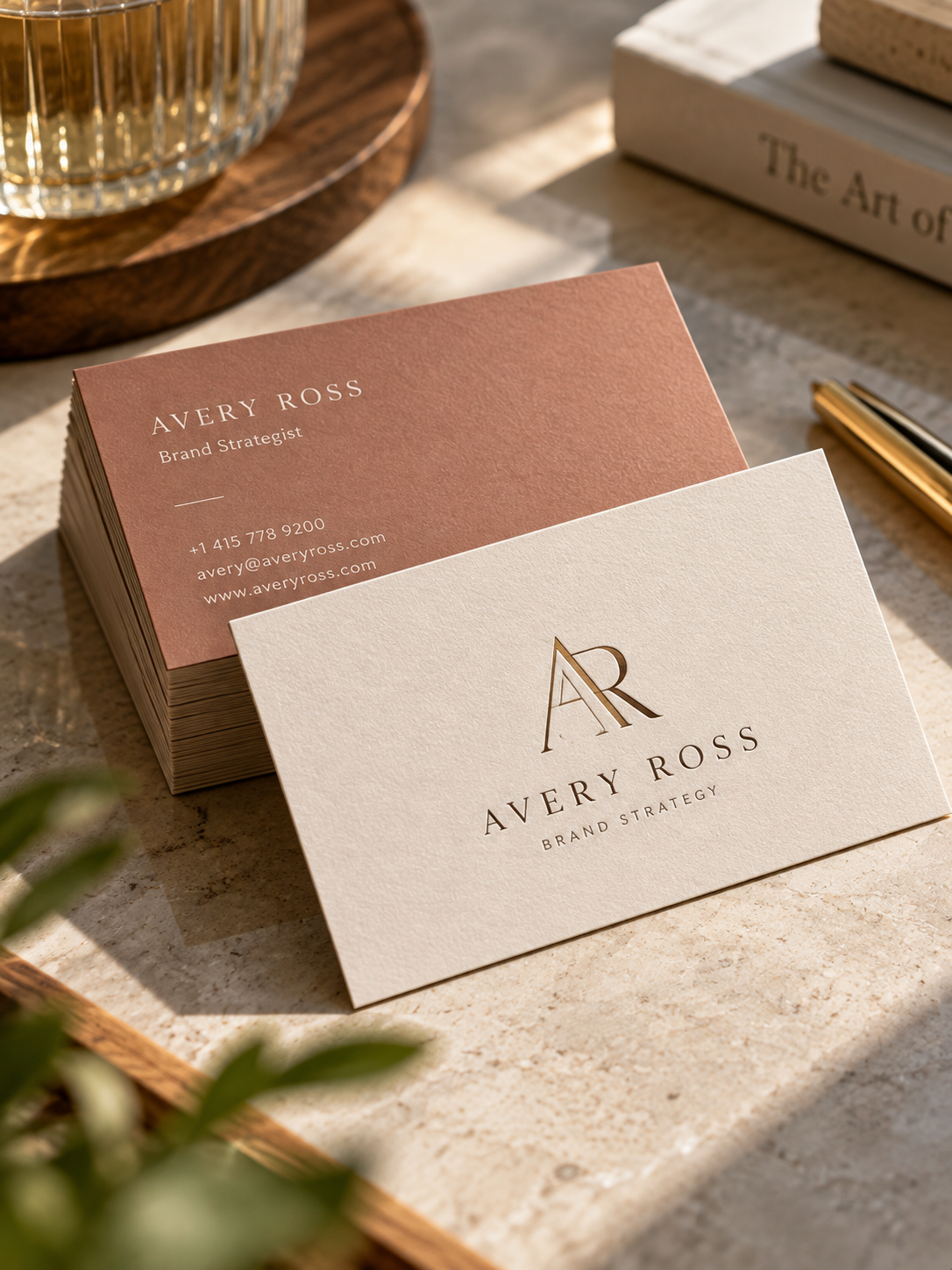Rectangular Shaped Business Cards