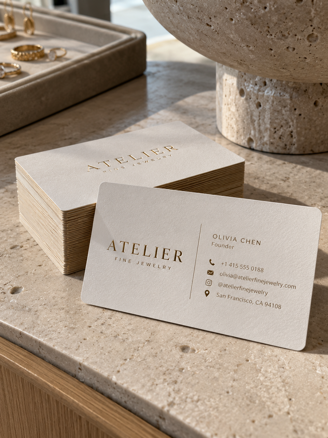 Custom Silk Business Cards