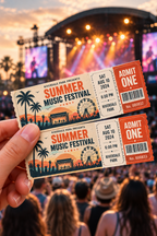 Custom Number Event Tickets