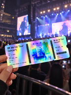 Custom Holographic Event Tickets