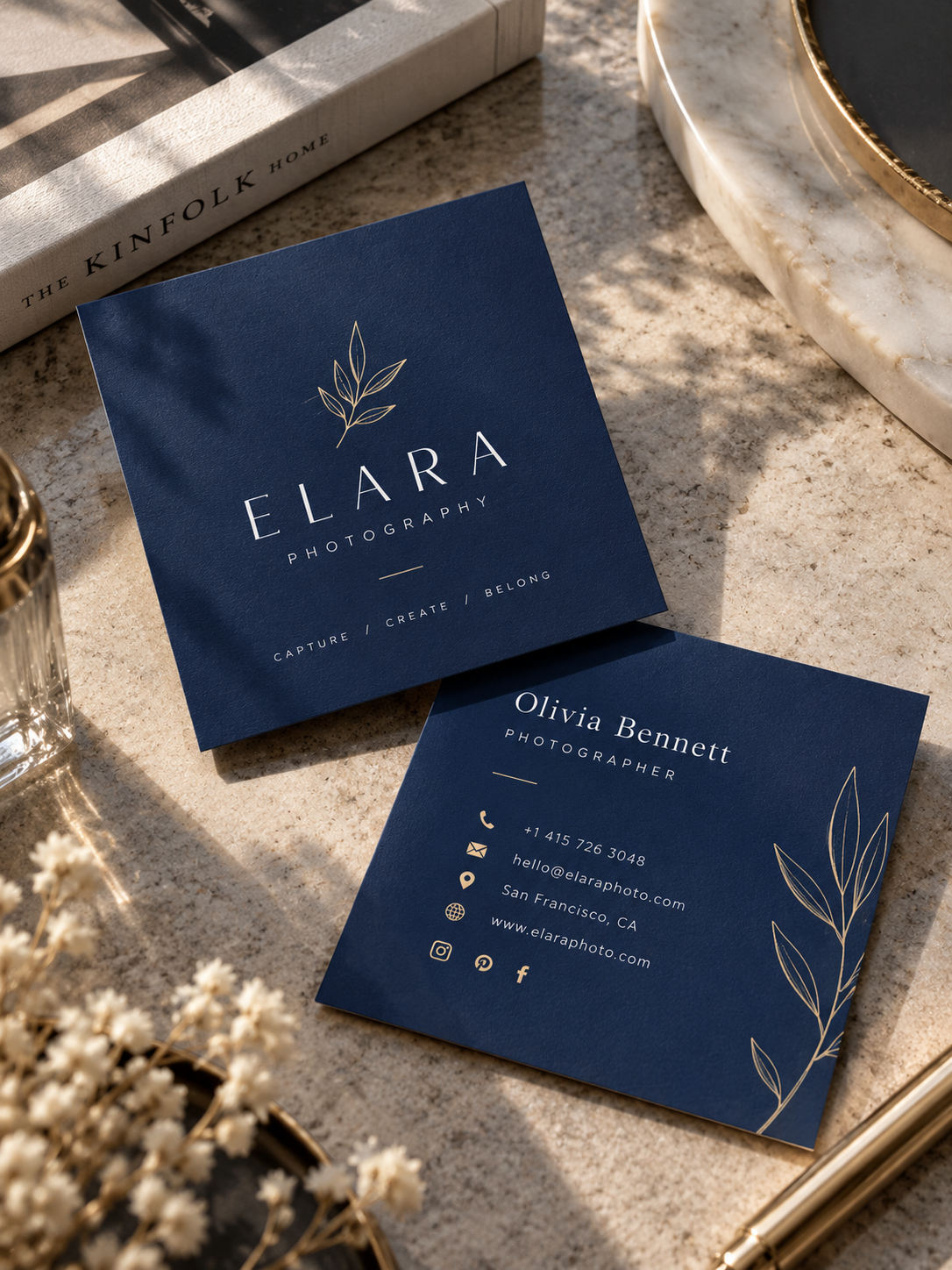 Custom Square Business Cards