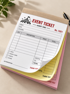 Custom Ticket Books