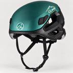 Custom climbing helmet decals with clean edges for personalized outdoor gear