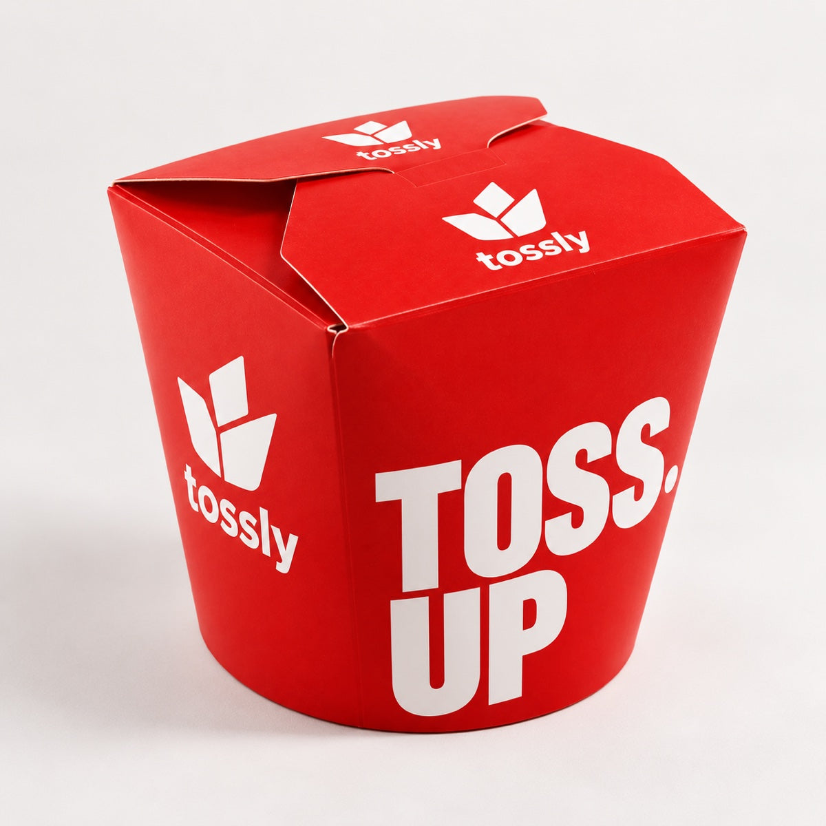 Custom printed round noodle box with full color branding for takeaway noodles and restaurant packaging